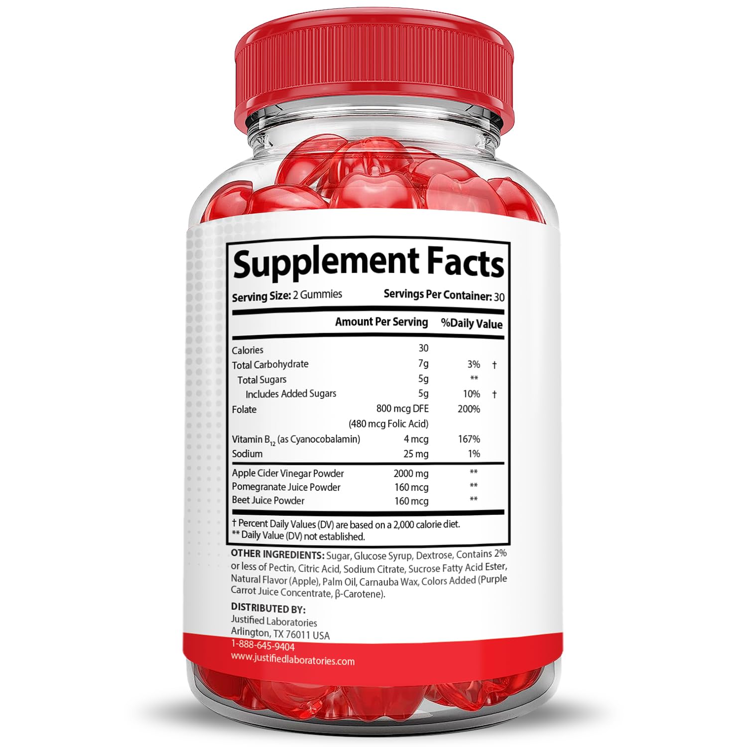 Justified Laboratories Vital Pump XL gummies on a workout table ready for use