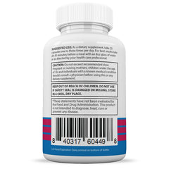 Serving suggestion with water and capsules before meals.