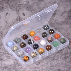 Justinstones polished stone sphere 20mm adds color to vases or tanks