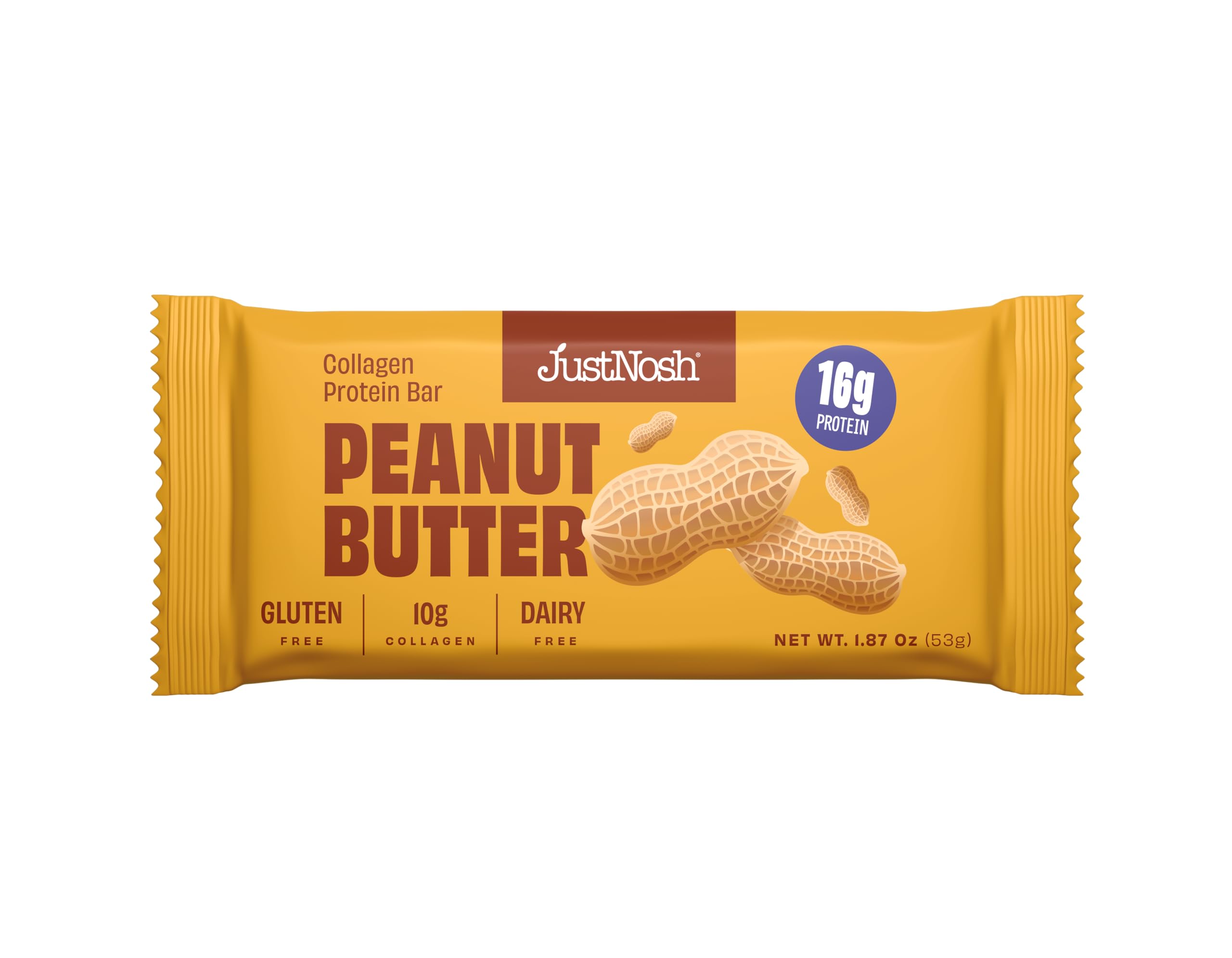 JUSTNOSH travel-friendly 12-pack serves as a convenient on-the-go snack.