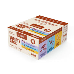 JUSTNOSH variety bar on the go with water is a practical post-workout option.