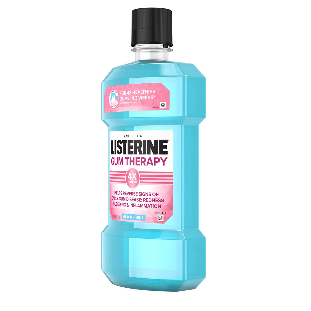 JUSTSWAGDDEEFF Listerine Gum Therapy Glacier Mint 1L pour spout for measured dosing