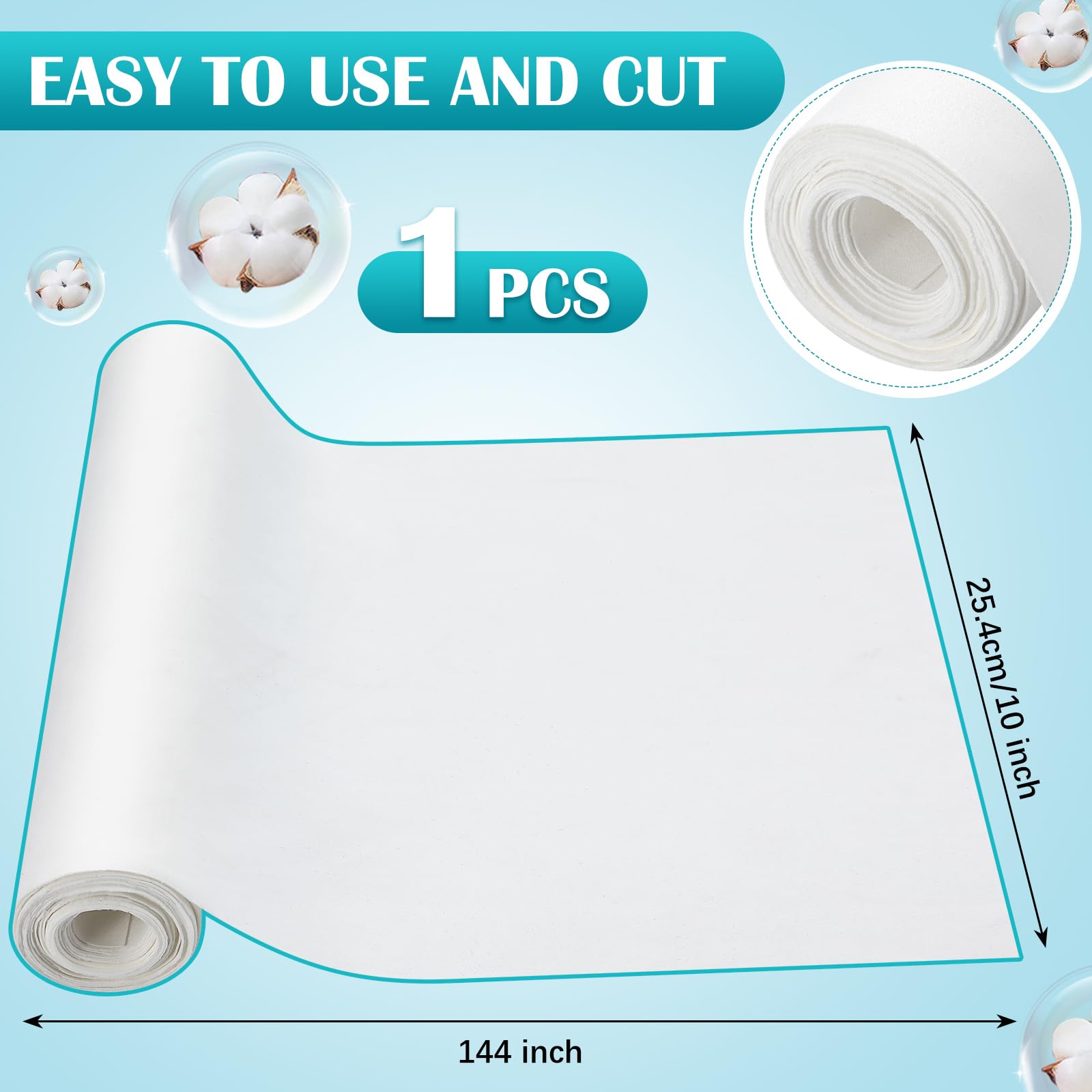 Jutom skinfold dry sheets absorb moisture and provide coverage