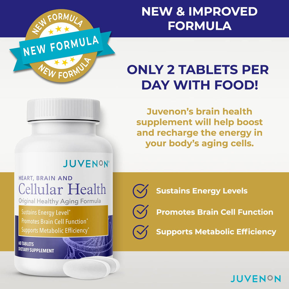 Juvenon Cellular Health on a desk setup evokes everyday wellness and focus.