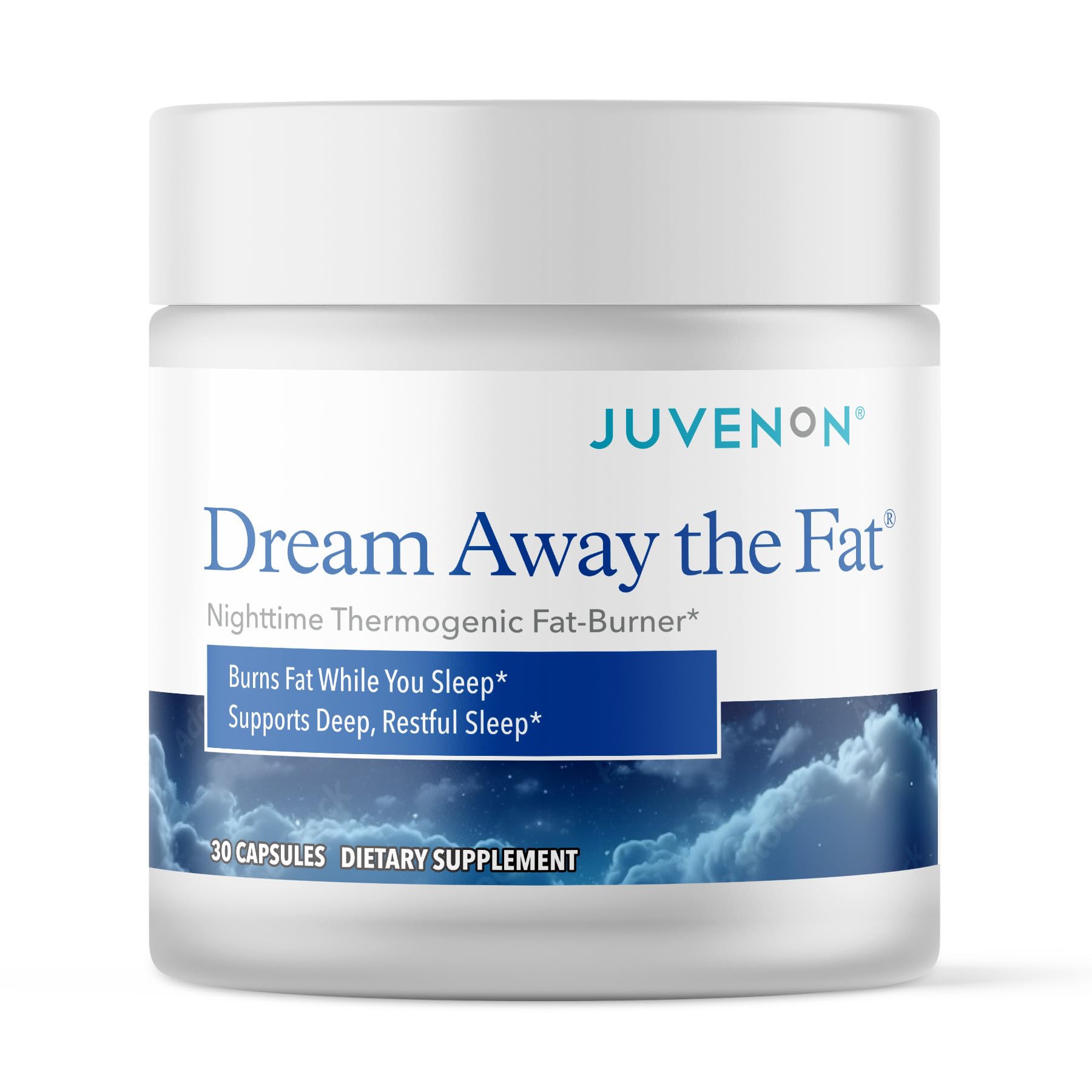 Juvenon Dream Away The Fat bottle for nighttime metabolism support