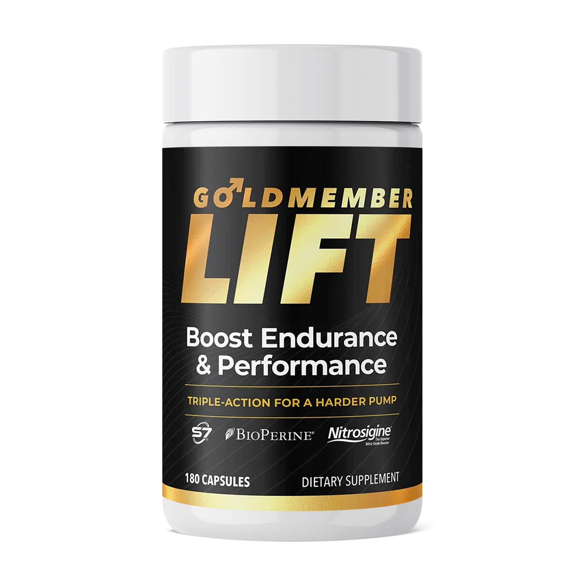 Juvenon GoldMember Lift bottle, ready to support energy and endurance during workouts.