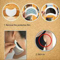 Juztec lymph patch underarm placement with herbal blend for soothing relief