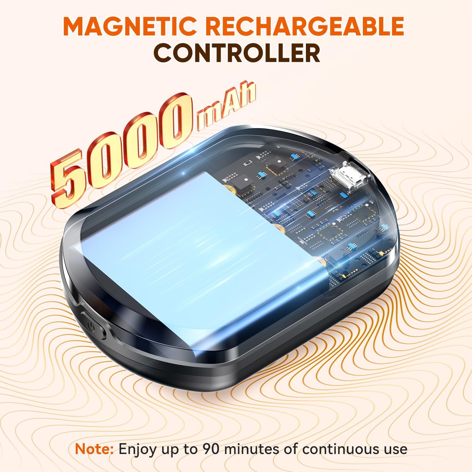 JVKOOL portable therapy wrap with long-lasting battery for on-the-go use.