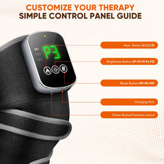 JVKOOL Knee Massager breathable elastic material stays secure.