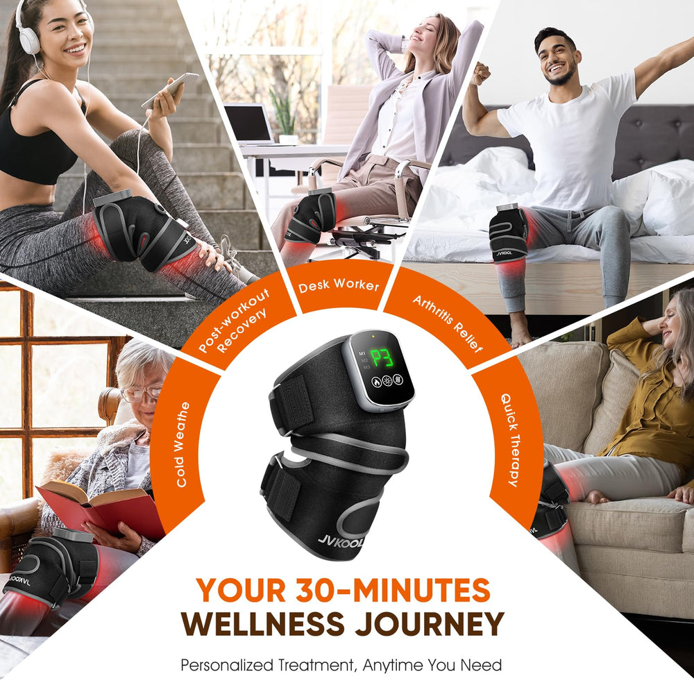 JVKOOL Knee Massager deluxe storage bag for gifting and travel.