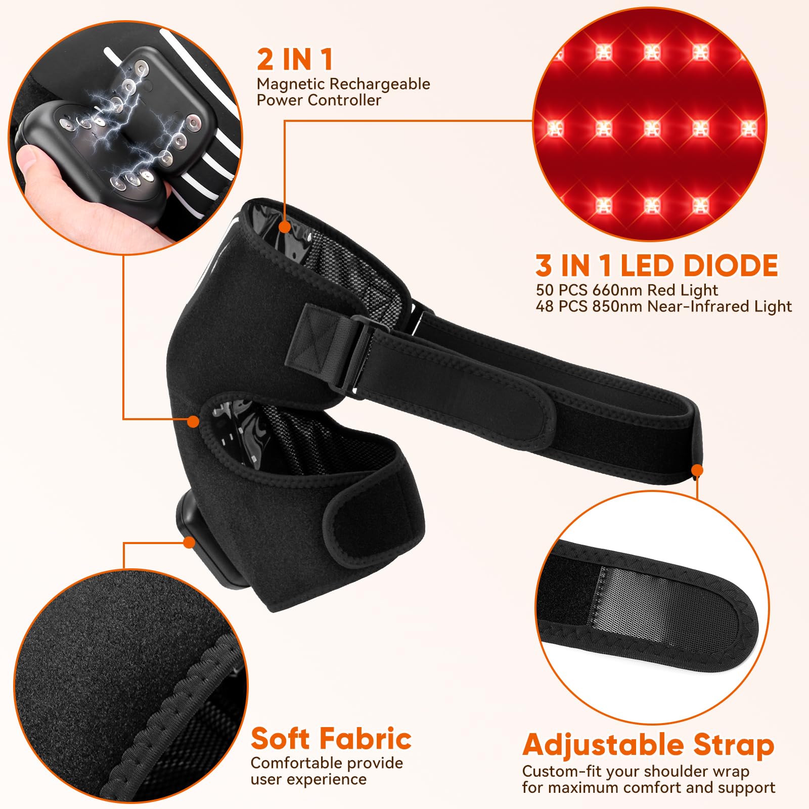 JVKOOL magnetic wireless controller keeps session control simple.