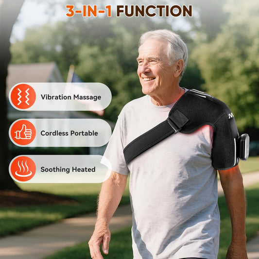 JVKOOL red light therapy device supports pain relief and faster muscle recovery.