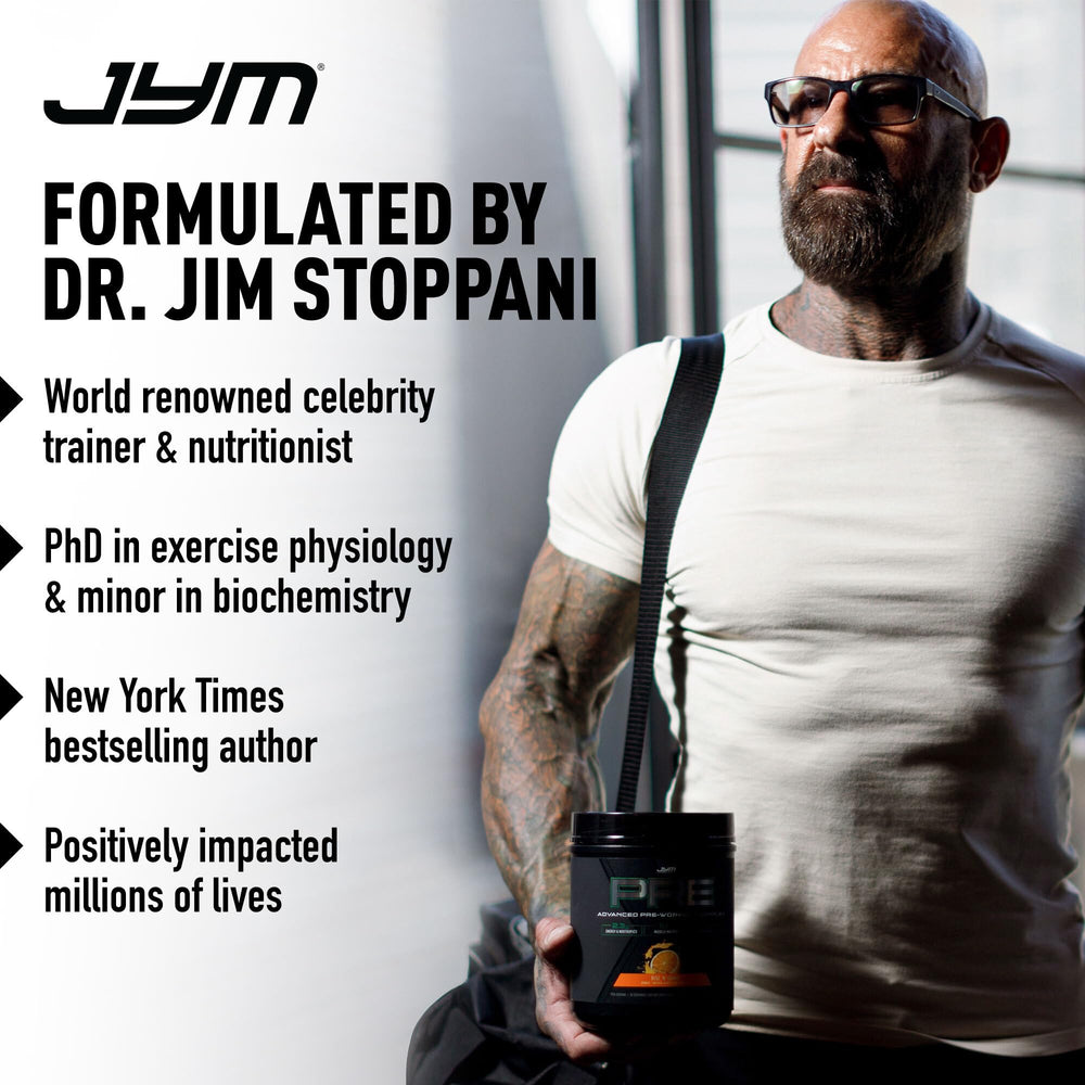 JYM Greens with PeakO2 adaptogens supports steady energy and recovery.