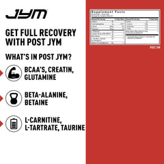 Scoop of JYM Post JYM Blue Arctic Freeze dissolving after training.