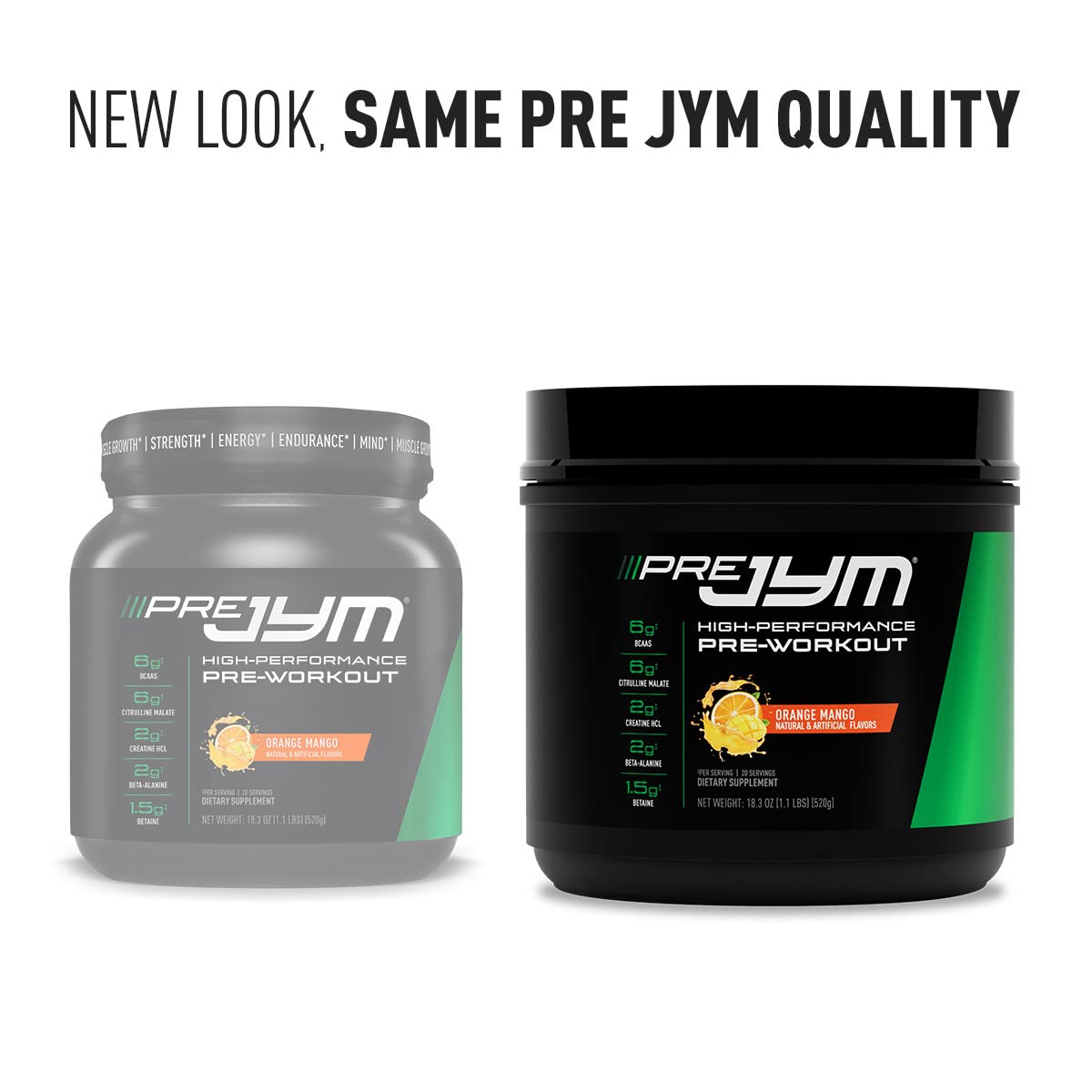 Shake-ready setup with JYM PRE JYM Orange Mango illustrates convenient pre-workout routine.