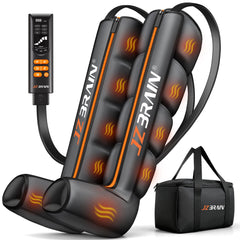 JZBRAIN air compression leg boots provide full-leg sequential massage for recovery