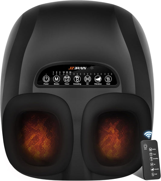 JZBRAIN shiatsu foot massager rollers closeup for deep relaxation.