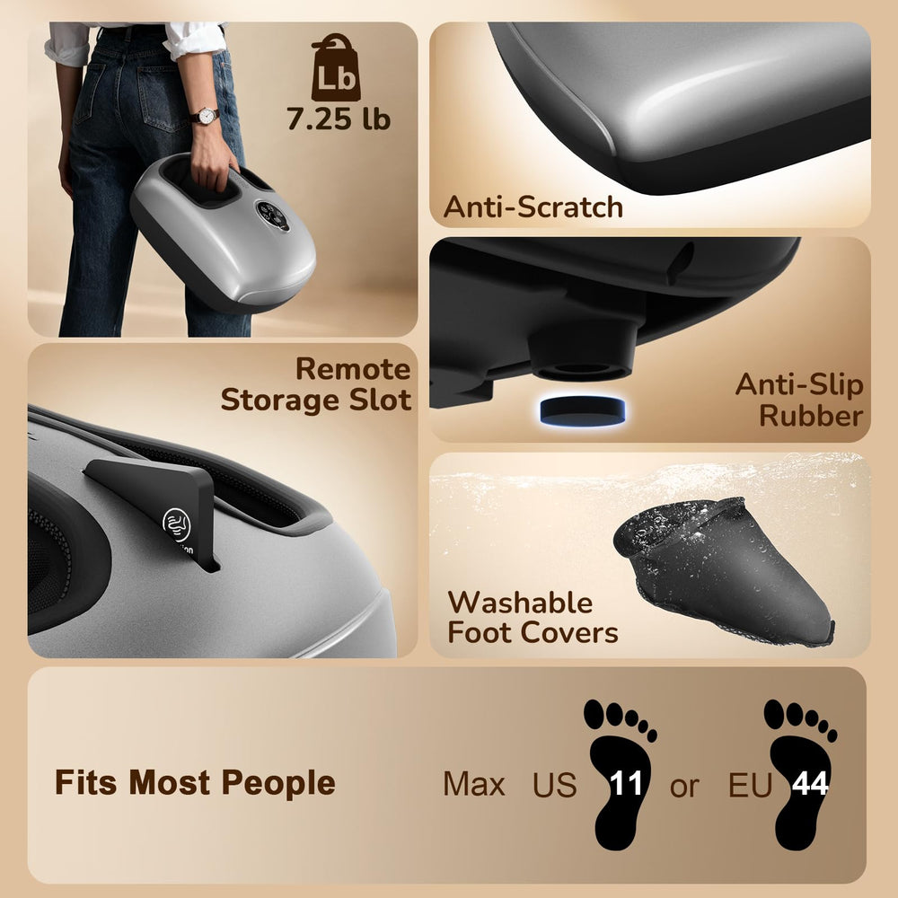 JZBRAIN compression bands wrapping the feet for balanced relief