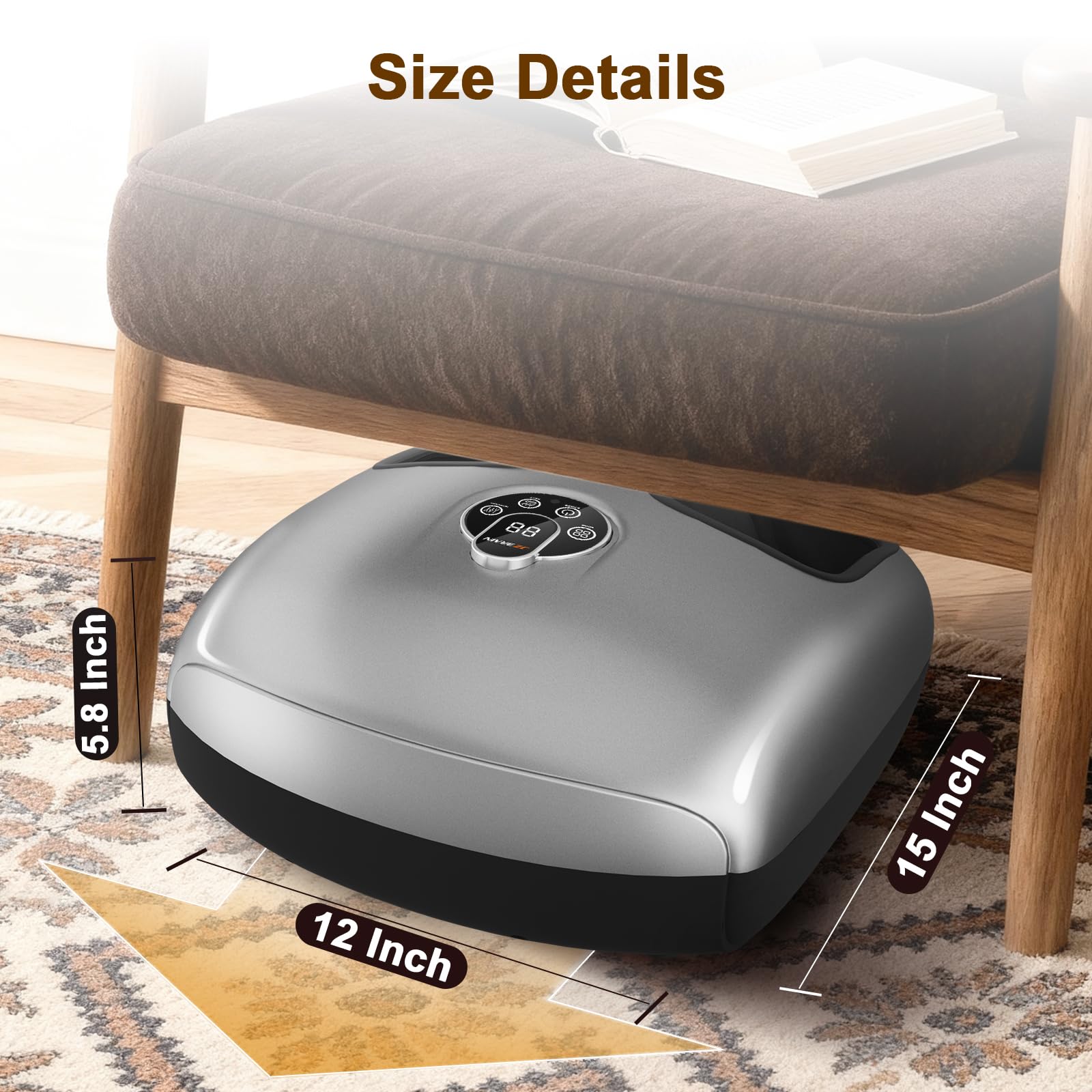 JZBRAIN washable interior and stable base for hygienic, shared use