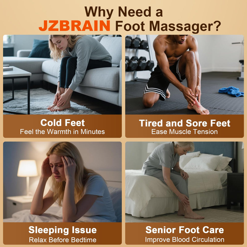 JZBRAIN timer with auto shut-off helps plan worry-free sessions.