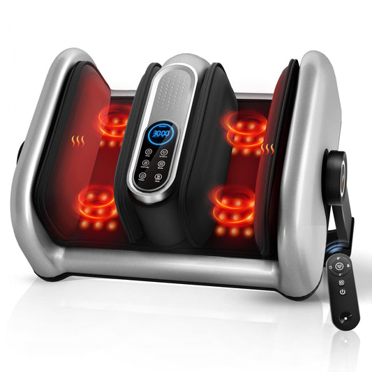 JZBRAIN shiatsu foot massager with heat, front view for home relaxation.