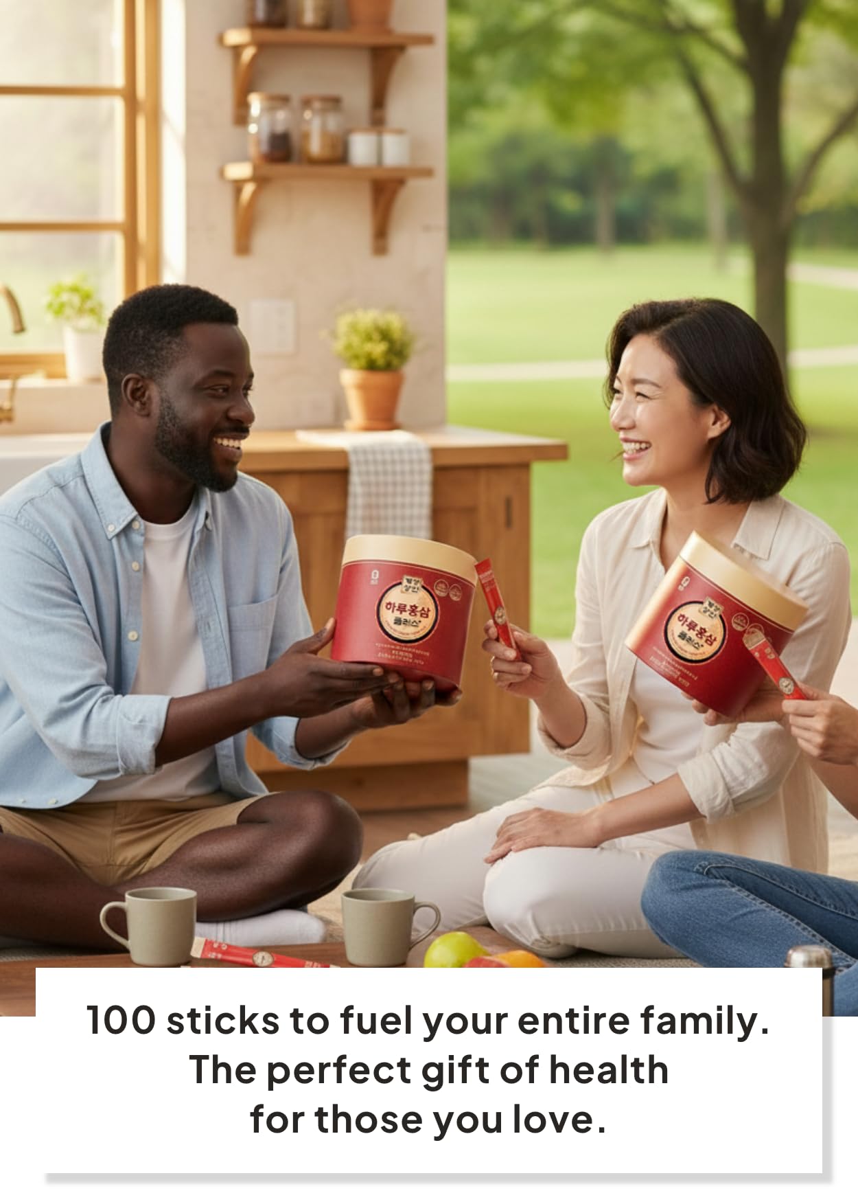 Hero shot of 100 individually wrapped sticks.