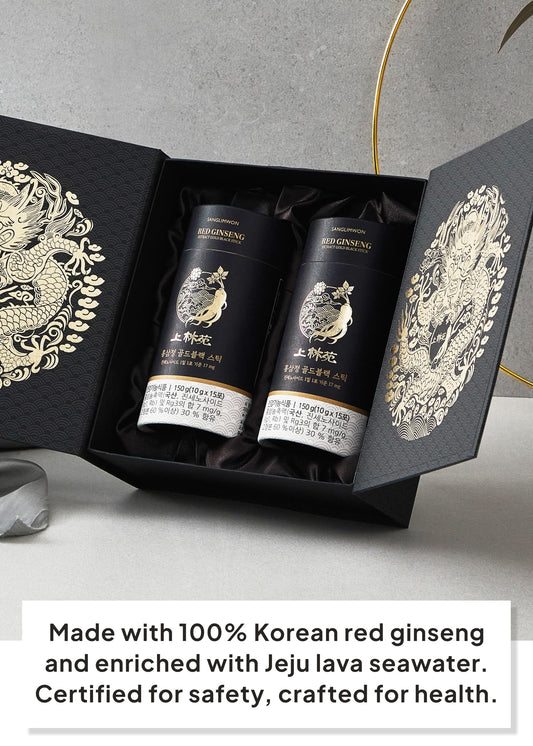 K FOOD Sanglimwon Gold Black Stick 30 sticks individually wrapped for daily use.