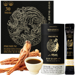 K FOOD Sanglimwon Gold Black Stick gift box showcases premium packaging for gifting.