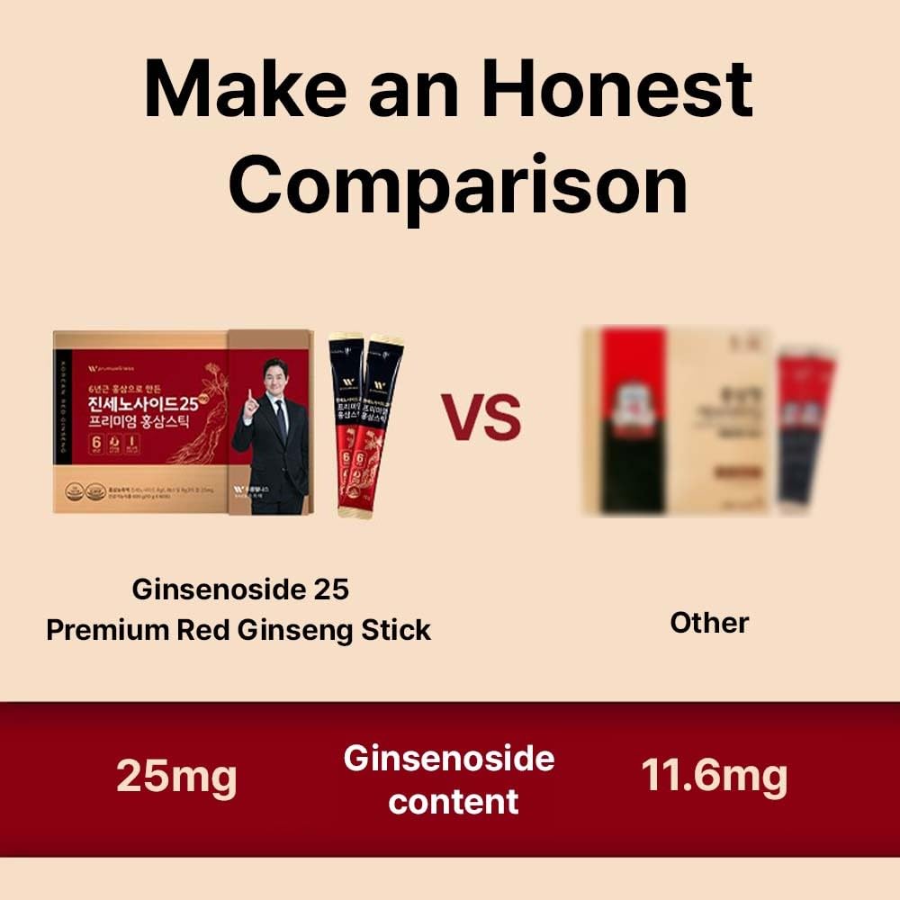 K-Herb 6-year Korean red ginseng bottle close-up.