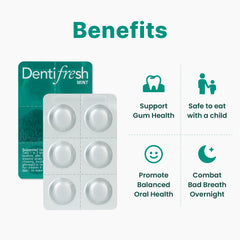K-NUTRA Dentifresh Mint after-brushing use before bedtime for a calm mouth