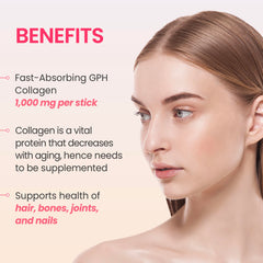 K-NUTRA K-Collagen Soft Peach dissolving in water, smooth texture.