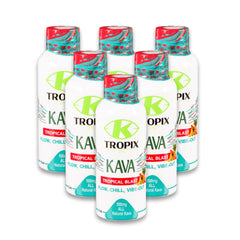K Tropix Kava Shot Tropical Blast bottle for on-the-go calm