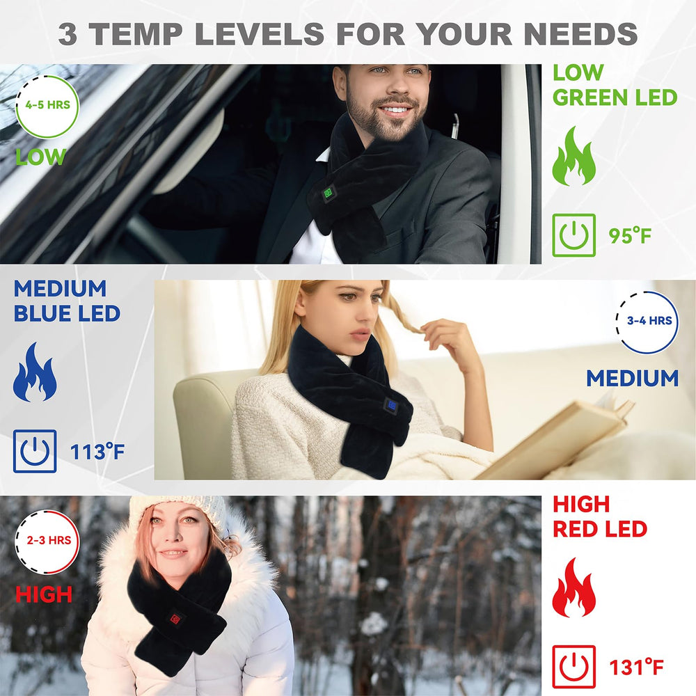 KADORVA extended neck heating coverage for full-back warmth