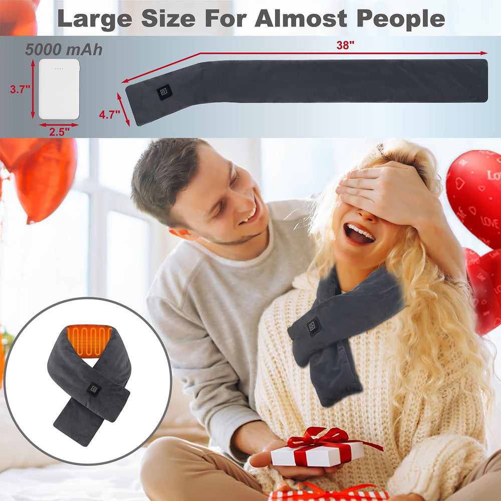 KADORVA neck wrap with 5000mAh pocket powers cordless warmth anywhere.