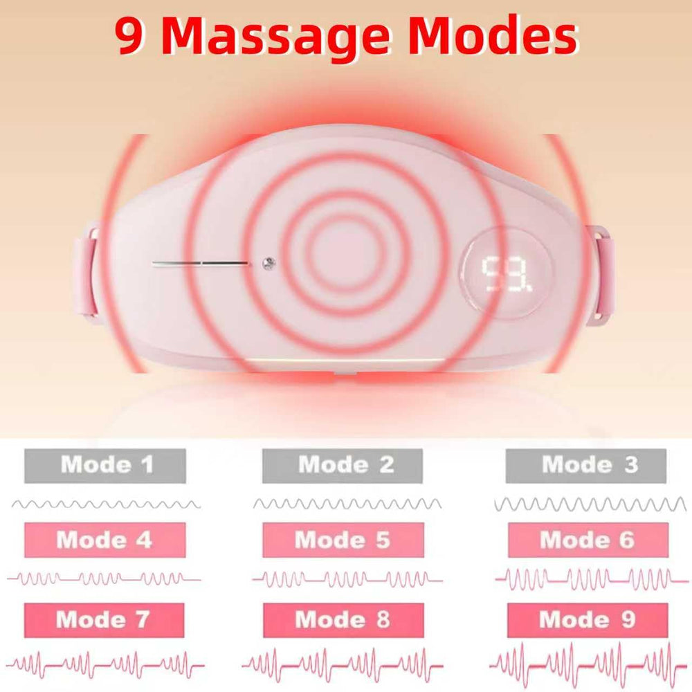 KaffyLynn nine massage modes provide relaxation with heat