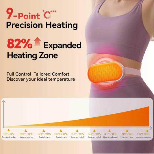 KaffyLynn compact design heating pad ideal for on-the-go use