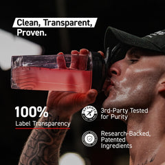 Kaged Clean Burn preworkout setup illustrating a light-energy option.