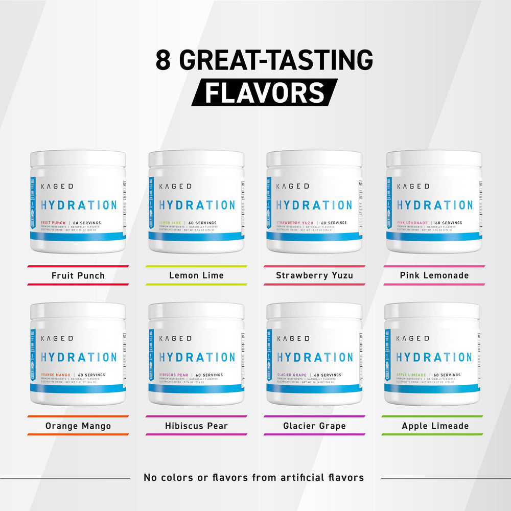Kaged Daily Hydration packaging shows 60 servings for value.