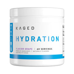 Kaged Daily Hydration coconut-water powder for easy hydration.