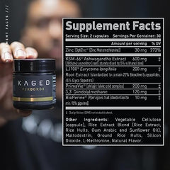 Kaged Ferodrox capsule pack side view suggests delayed-release formula for steady absorption.