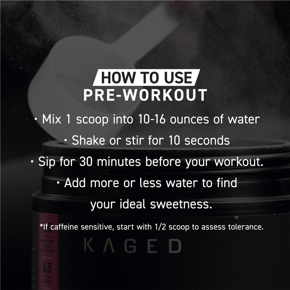 Kaged Berry Blast preworkout ritual for sustained focus during workouts