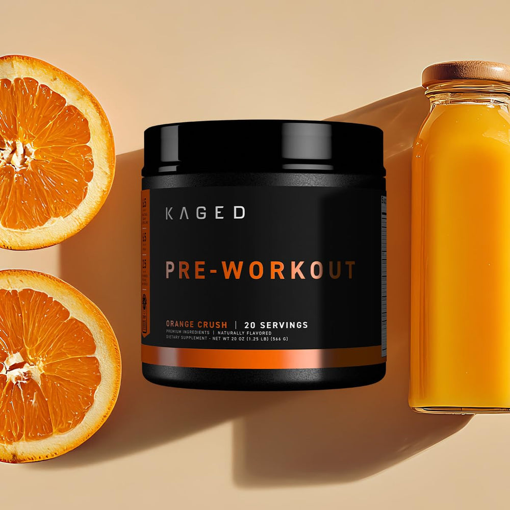 Kaged Original Pre Workout Orange Crush ingredient label emphasizes transparency and quality.