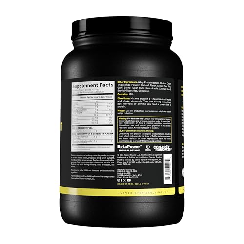 Glass of Kaged iced lemon cake shake ready for post-workout nourishment