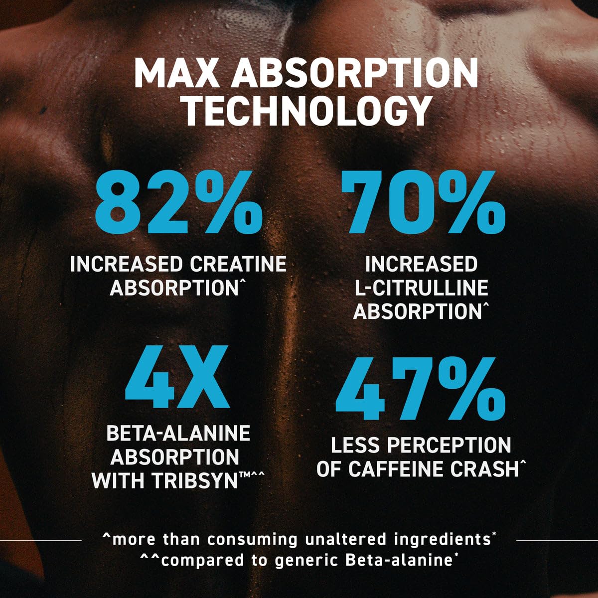 Powder dissolving in water to form a smooth Kaged Pre Workout MAX mix