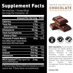 Kaged Protein Powder Elite milk protein close-up indicates premium protein blend.