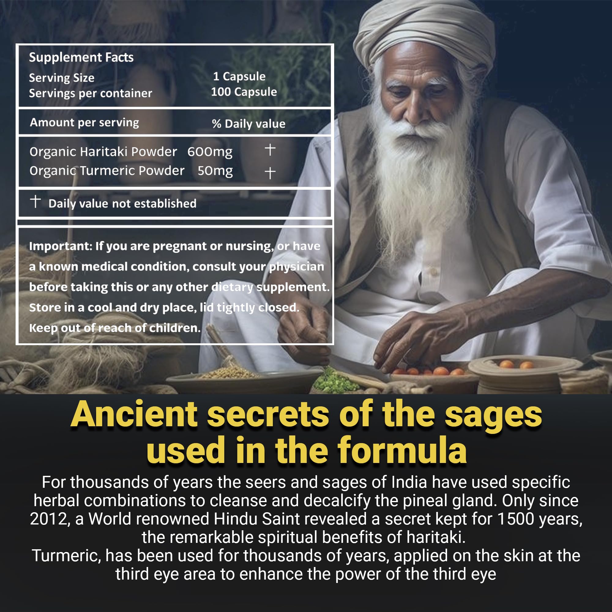 Kailash Herbals bottle and water glass on morning desk suggest a simple ritual.