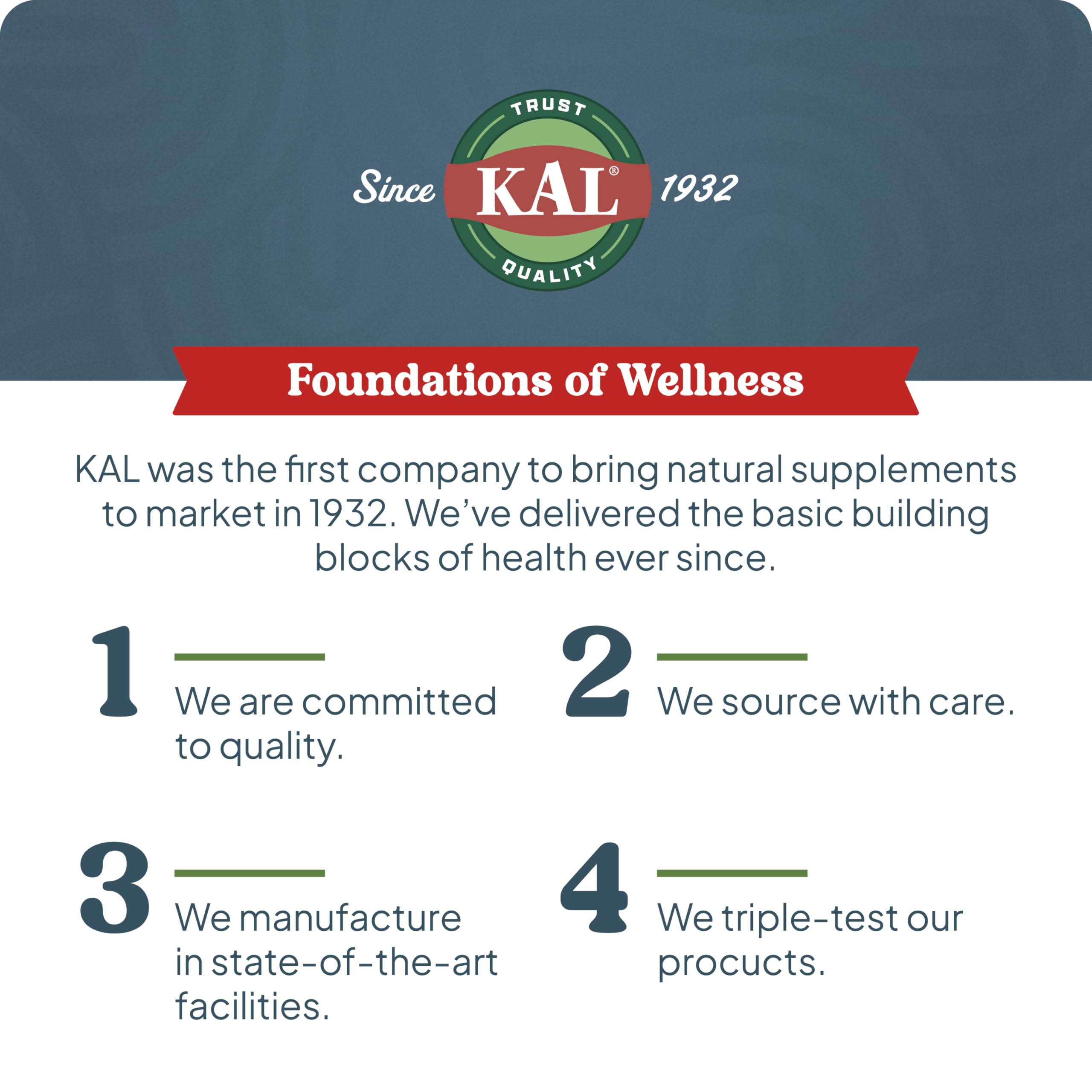 KAL Calming Magnesium vegan gluten-free label reassures dietary compatibility.