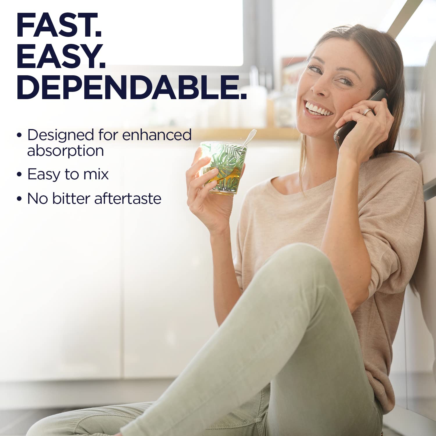 8oz packaging of KAL Inositol powder ready for daily supplementation