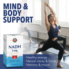 KAL NADH 60-count blister packs indicating consistent dosing and purity.