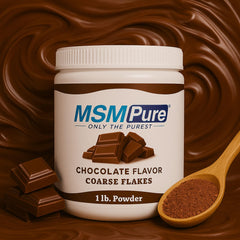 Close-up of KALA HEALTH MSMPure bottle highlighting premium OptiMSM quality